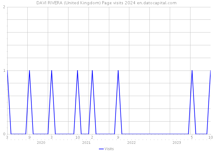 DAVI RIVERA (United Kingdom) Page visits 2024 
