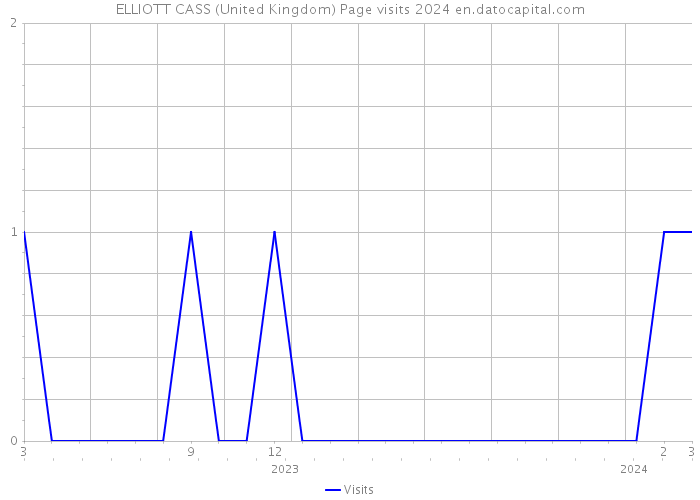 ELLIOTT CASS (United Kingdom) Page visits 2024 