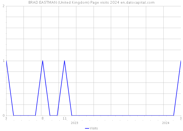 BRAD EASTMAN (United Kingdom) Page visits 2024 