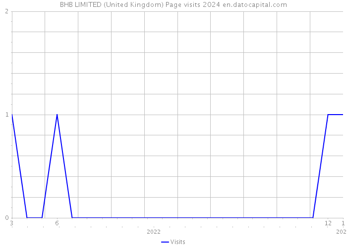 BHB LIMITED (United Kingdom) Page visits 2024 