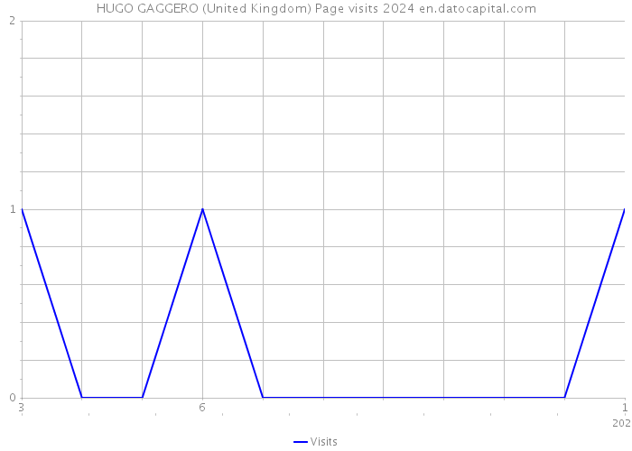 HUGO GAGGERO (United Kingdom) Page visits 2024 