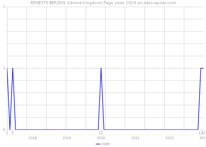 ERNESTS BERZINS (United Kingdom) Page visits 2024 