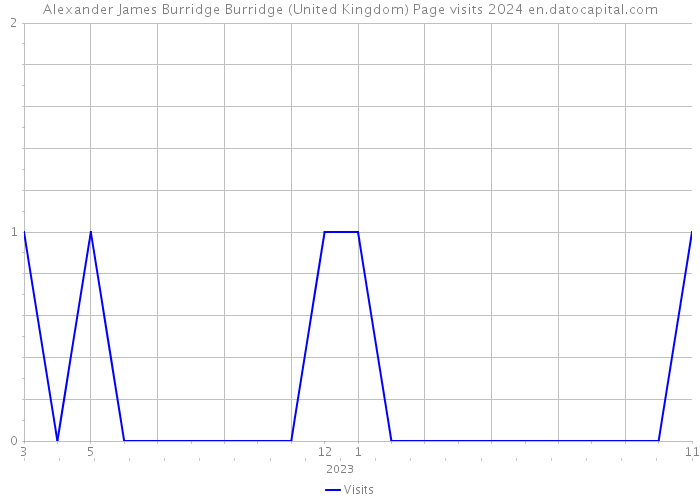 Alexander James Burridge Burridge (United Kingdom) Page visits 2024 