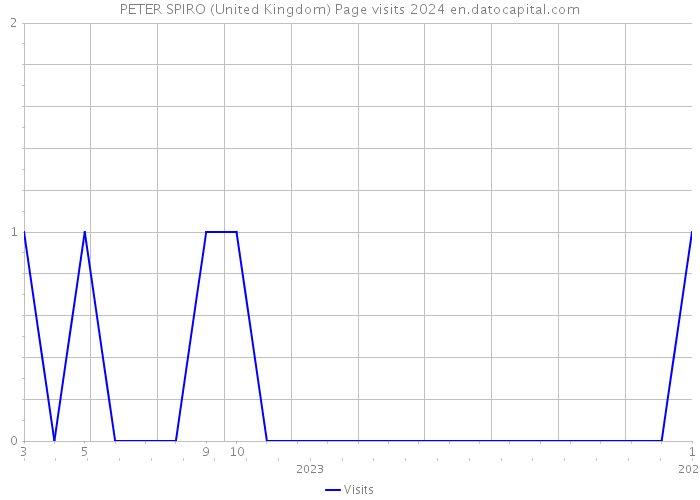 PETER SPIRO (United Kingdom) Page visits 2024 