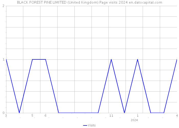 BLACK FOREST PINE LIMITED (United Kingdom) Page visits 2024 