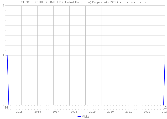 TECHNO SECURITY LIMITED (United Kingdom) Page visits 2024 