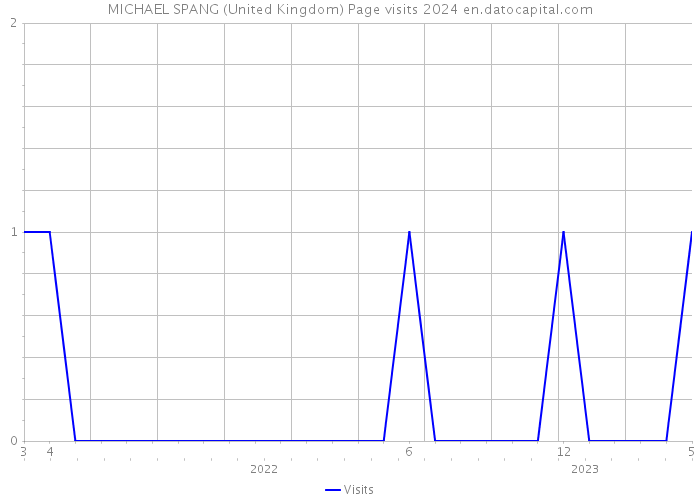 MICHAEL SPANG (United Kingdom) Page visits 2024 