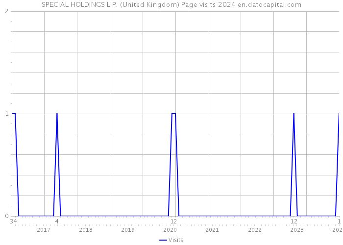 SPECIAL HOLDINGS L.P. (United Kingdom) Page visits 2024 