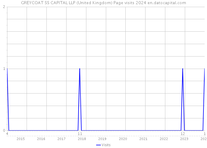 GREYCOAT SS CAPITAL LLP (United Kingdom) Page visits 2024 