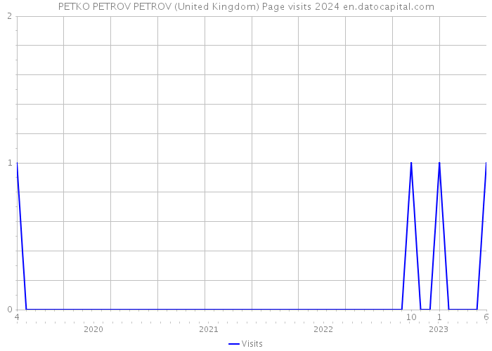 PETKO PETROV PETROV (United Kingdom) Page visits 2024 