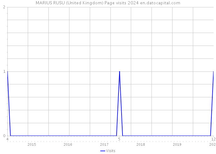MARIUS RUSU (United Kingdom) Page visits 2024 