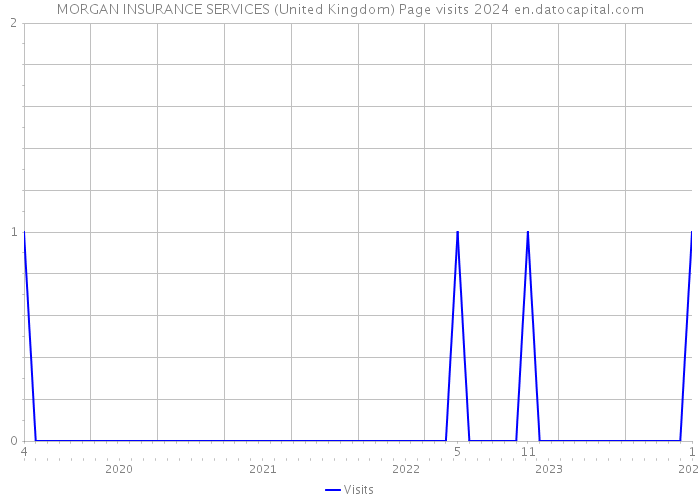 MORGAN INSURANCE SERVICES (United Kingdom) Page visits 2024 