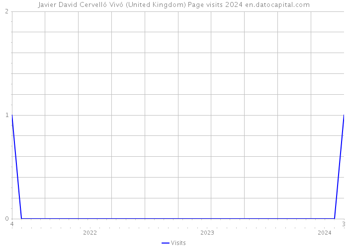 Javier David Cervelló Vivó (United Kingdom) Page visits 2024 