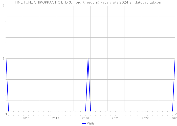 FINE TUNE CHIROPRACTIC LTD (United Kingdom) Page visits 2024 