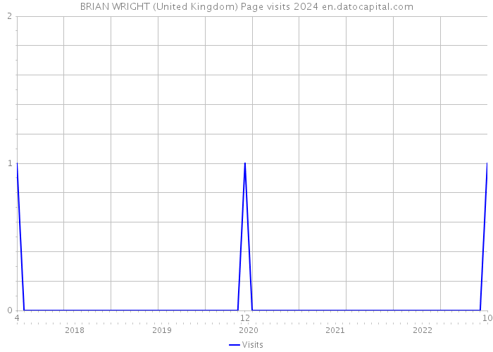 BRIAN WRIGHT (United Kingdom) Page visits 2024 