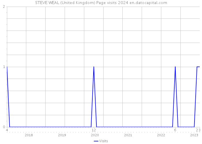 STEVE WEAL (United Kingdom) Page visits 2024 