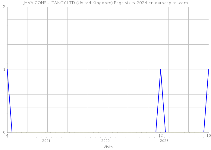 JAVA CONSULTANCY LTD (United Kingdom) Page visits 2024 