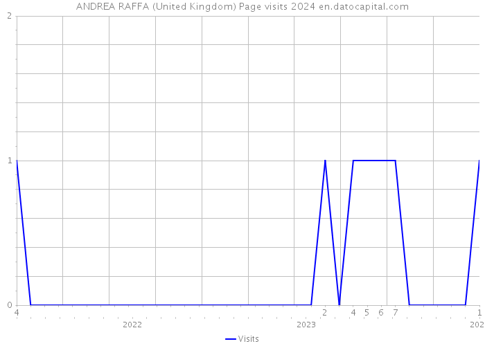 ANDREA RAFFA (United Kingdom) Page visits 2024 