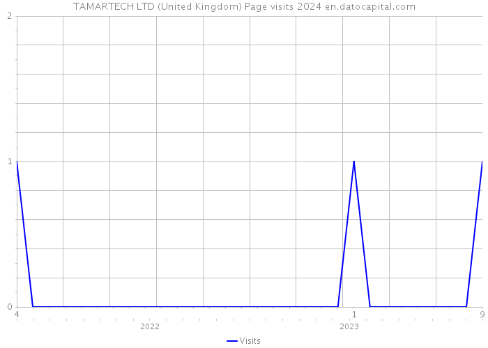 TAMARTECH LTD (United Kingdom) Page visits 2024 