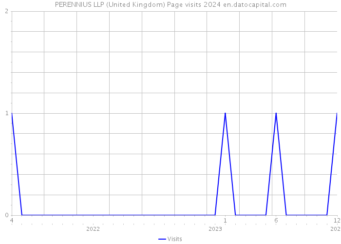 PERENNIUS LLP (United Kingdom) Page visits 2024 