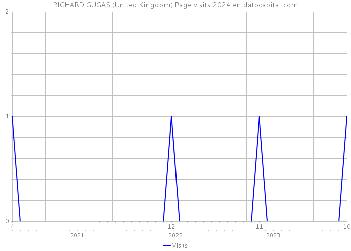 RICHARD GUGAS (United Kingdom) Page visits 2024 