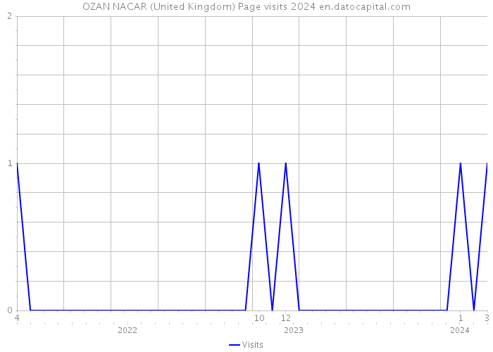 OZAN NACAR (United Kingdom) Page visits 2024 