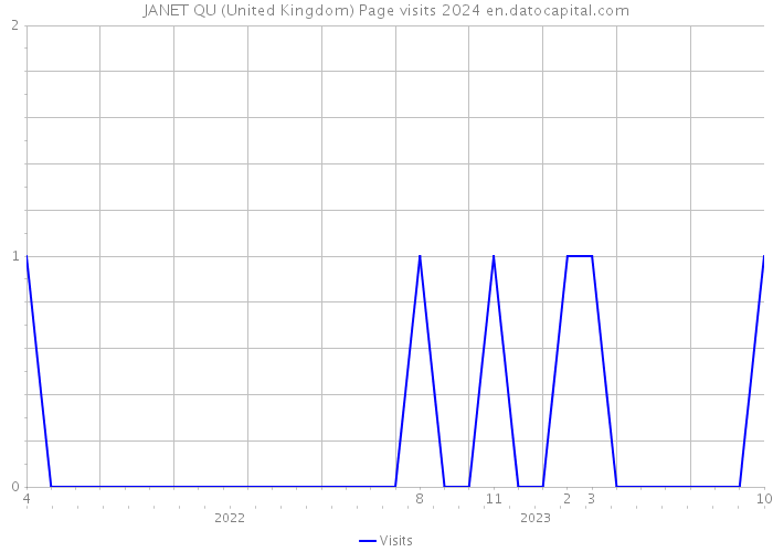 JANET QU (United Kingdom) Page visits 2024 