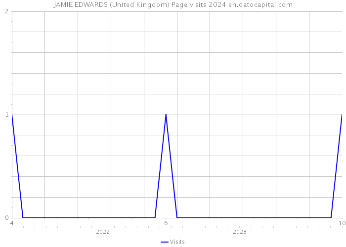 JAMIE EDWARDS (United Kingdom) Page visits 2024 