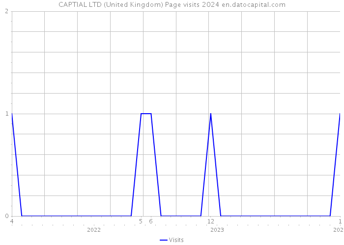 CAPTIAL LTD (United Kingdom) Page visits 2024 