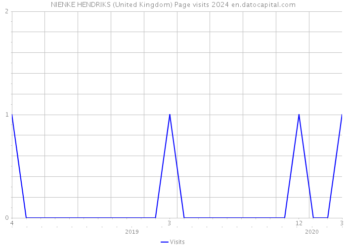 NIENKE HENDRIKS (United Kingdom) Page visits 2024 
