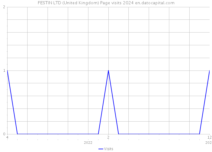 FESTIN LTD (United Kingdom) Page visits 2024 