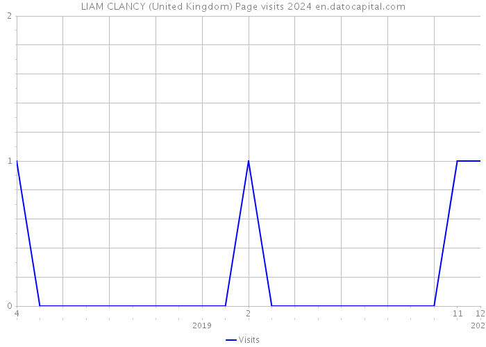 LIAM CLANCY (United Kingdom) Page visits 2024 