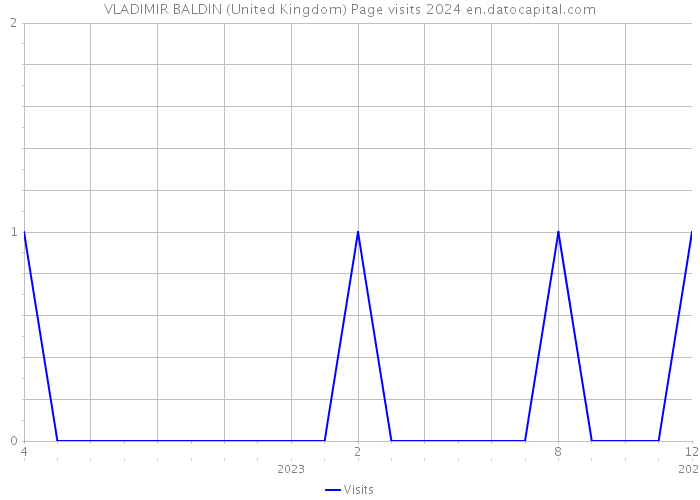 VLADIMIR BALDIN (United Kingdom) Page visits 2024 