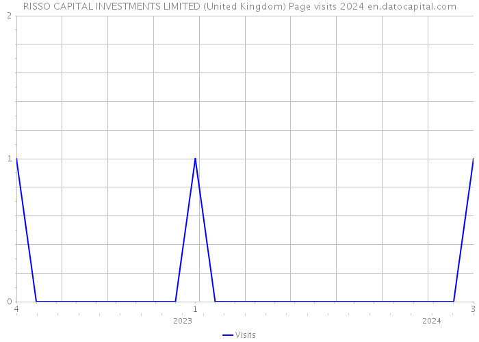 RISSO CAPITAL INVESTMENTS LIMITED (United Kingdom) Page visits 2024 
