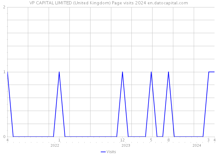 VP CAPITAL LIMITED (United Kingdom) Page visits 2024 