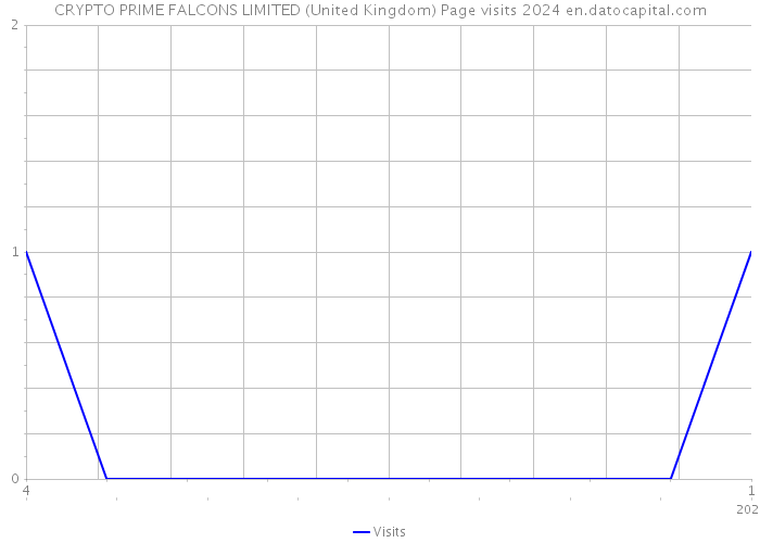 CRYPTO PRIME FALCONS LIMITED (United Kingdom) Page visits 2024 