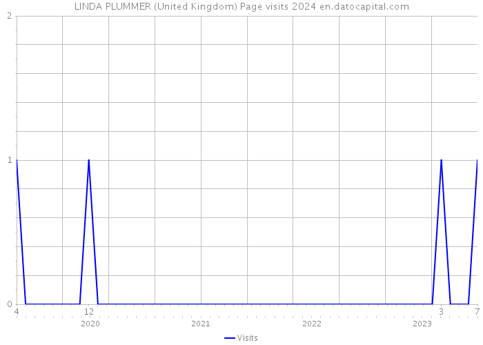 LINDA PLUMMER (United Kingdom) Page visits 2024 