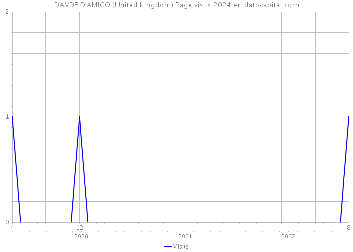 DAVDE D'AMICO (United Kingdom) Page visits 2024 