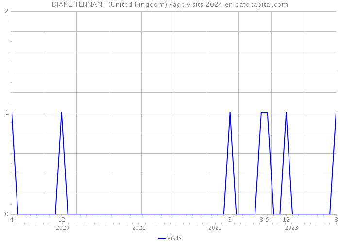 DIANE TENNANT (United Kingdom) Page visits 2024 