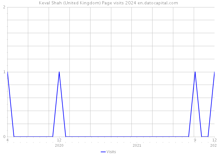 Keval Shah (United Kingdom) Page visits 2024 