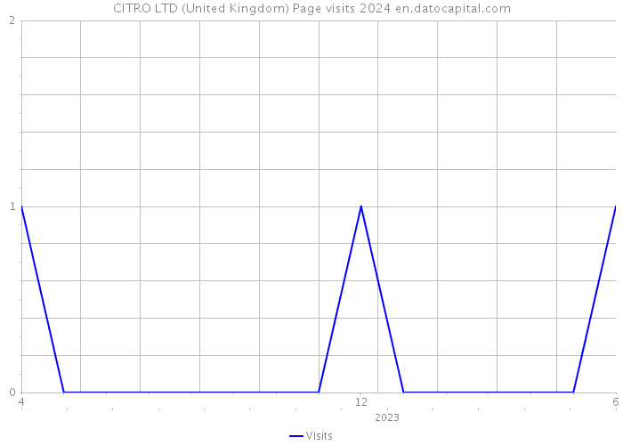 CITRO LTD (United Kingdom) Page visits 2024 