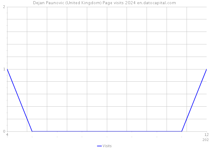 Dejan Paunovic (United Kingdom) Page visits 2024 