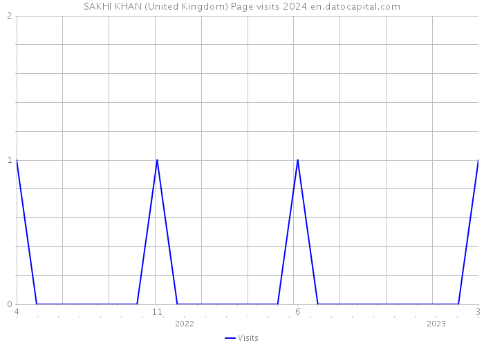 SAKHI KHAN (United Kingdom) Page visits 2024 
