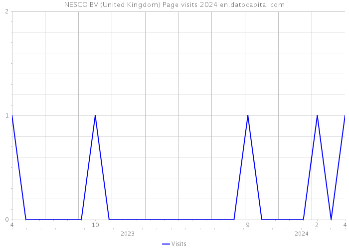 NESCO BV (United Kingdom) Page visits 2024 