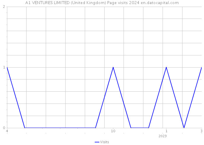 A1 VENTURES LIMITED (United Kingdom) Page visits 2024 