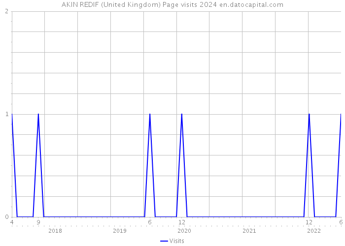 AKIN REDIF (United Kingdom) Page visits 2024 