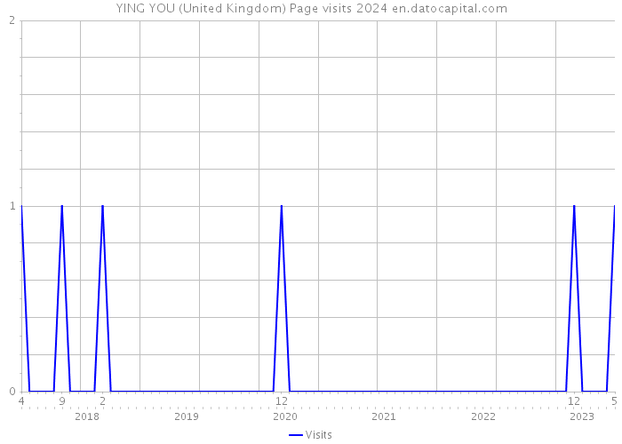 YING YOU (United Kingdom) Page visits 2024 
