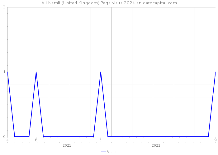 Ali Namli (United Kingdom) Page visits 2024 