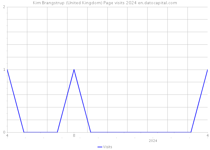 Kim Brangstrup (United Kingdom) Page visits 2024 