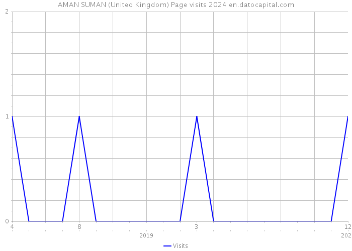 AMAN SUMAN (United Kingdom) Page visits 2024 